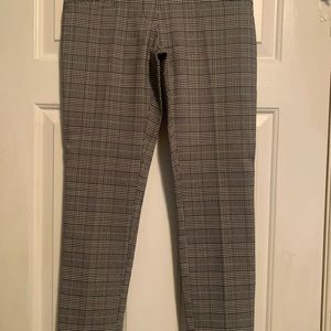 Black&White plaid trousers by Flirtatious, size M